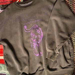 Brandy Melville Oversized Erica Crewneck Sweatshirt Beverly Hills Panther